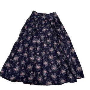 SCOTT MCCLINTOCK Vintage Floral Bows Bouquet Cottagecore Prairiecore Skirt